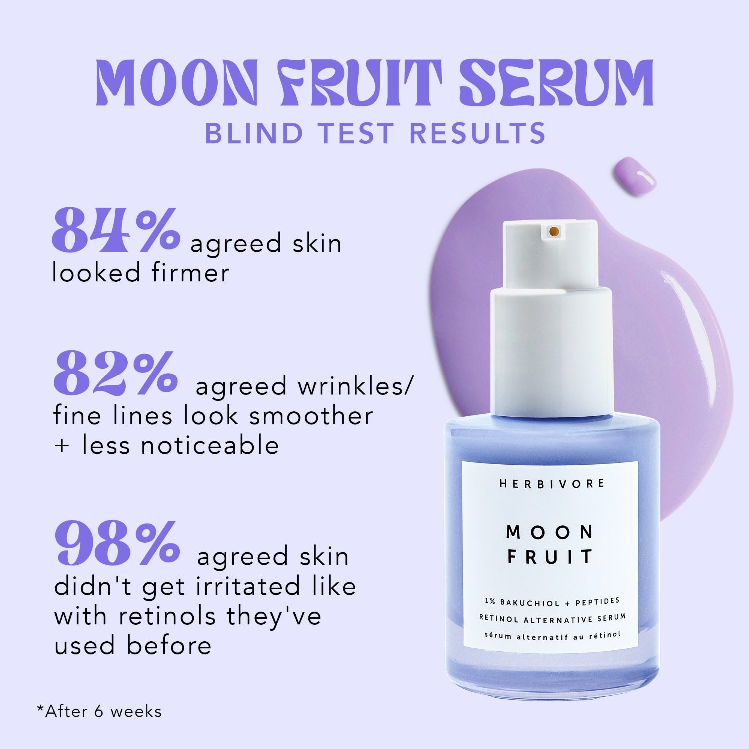 MOON FRUIT 1% Bakuchiol + Peptides Retinol Alternative Serum