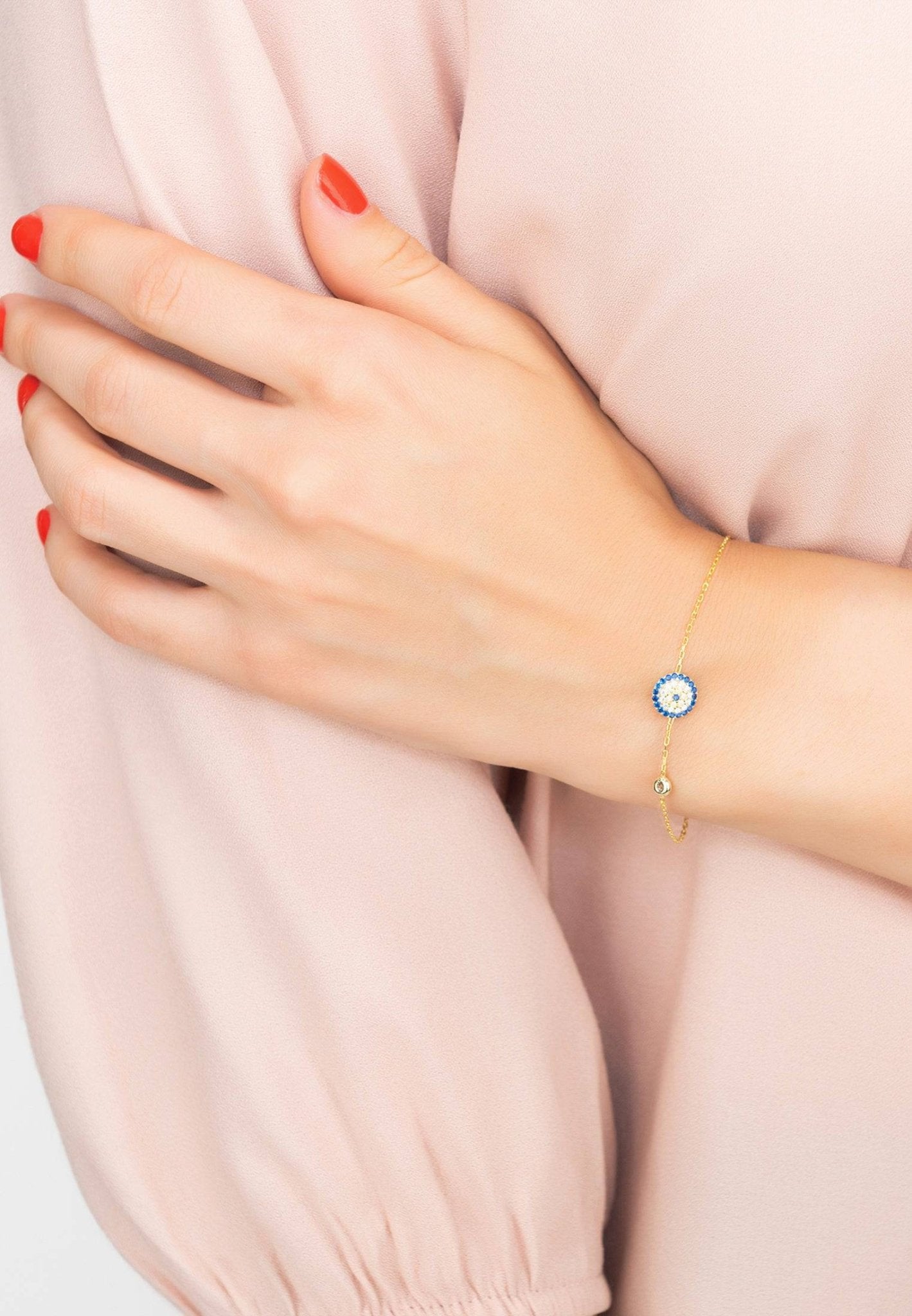 Evil Eye Bracelet Gold - LATELITA Bracelets