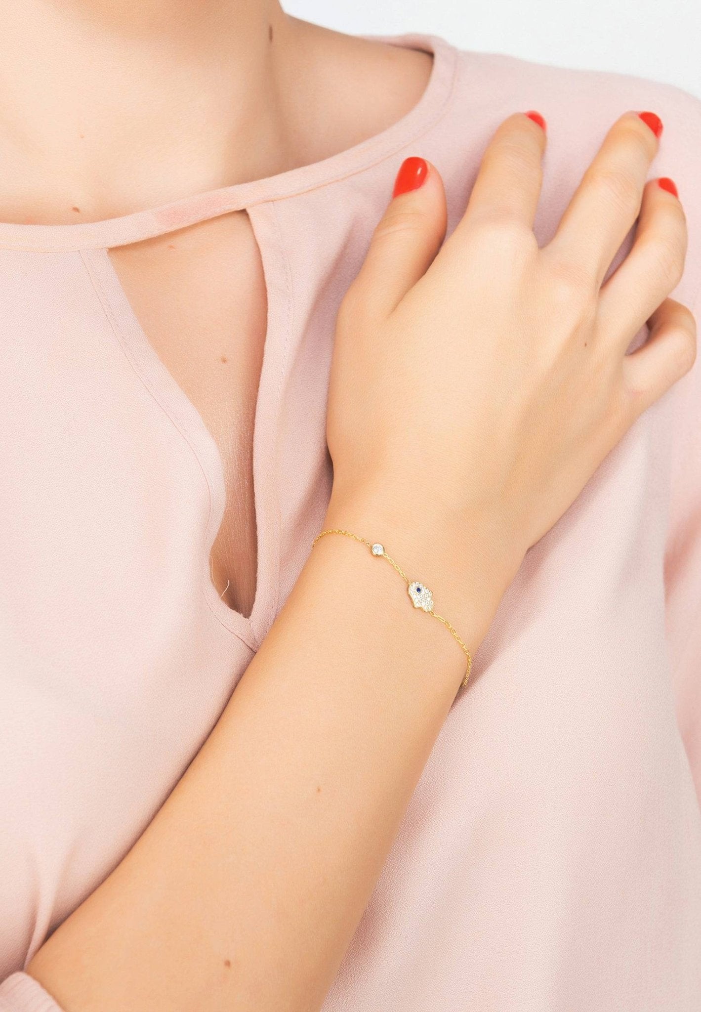 Hamsa Hand Bracelet - LATELITA Bracelets