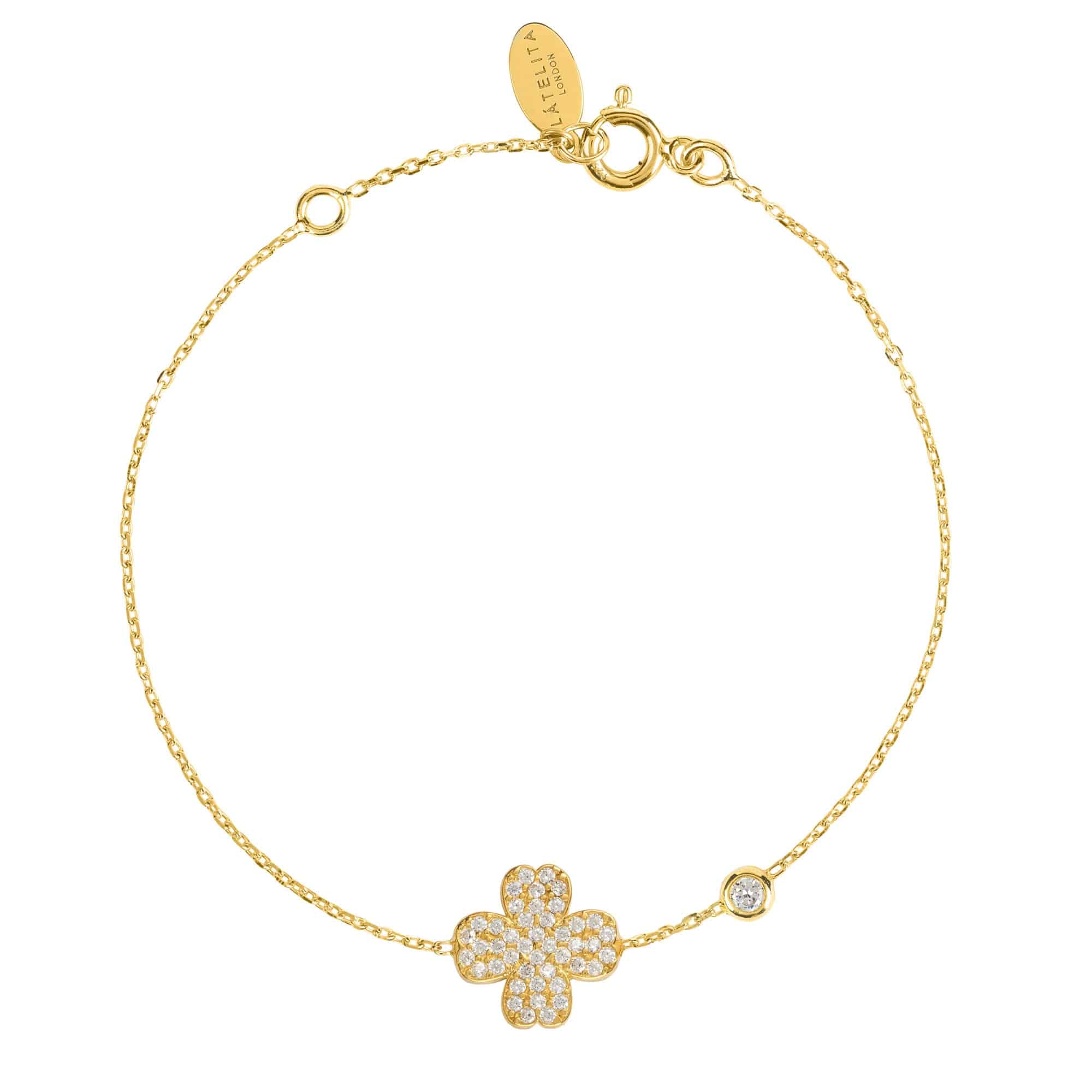 Lucky Four Leaf Clover Bracelet - LATELITA Bracelets
